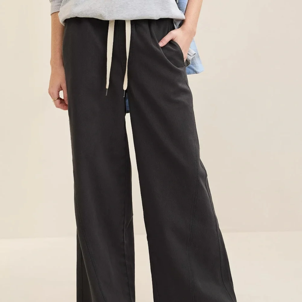 Aerie Black Wide Leg Pants - Picture 5 of 15